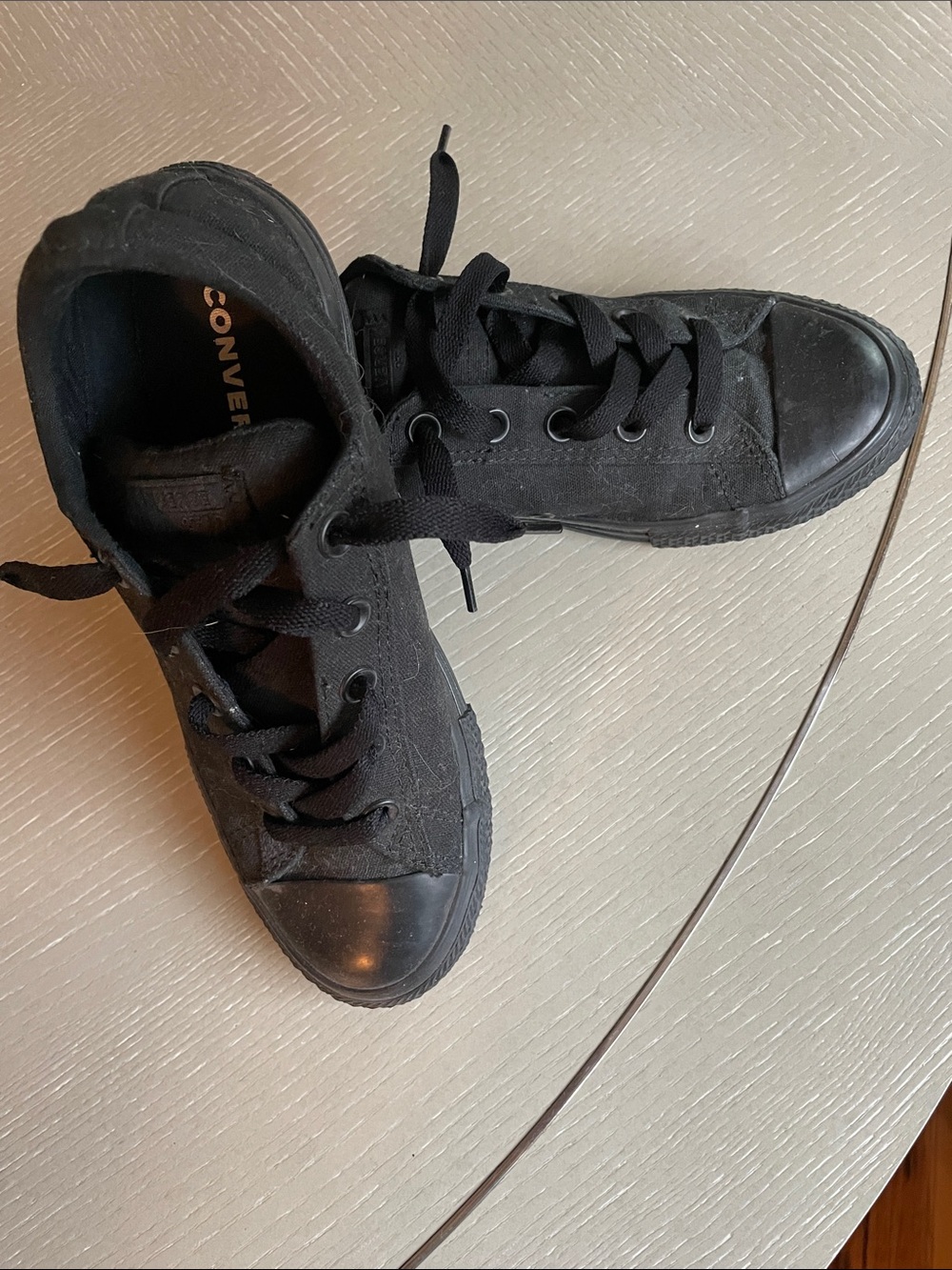 Converse Black Low Top Canvas Sneakers